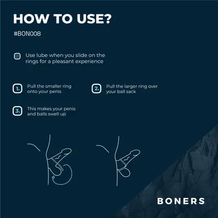 Boners Silikonski Dupli Prsten i Anatomska Podrška za Testise Siva