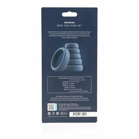 EasyToys Set od 6 silikonskih prstenova - Fleksibilan, ravan dizajn, više veličina