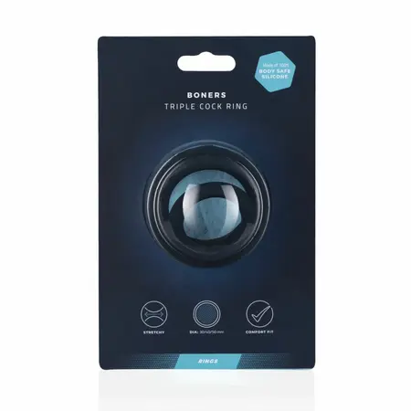 Boners Triple Ring silikonski set, podesivi anatomski sistem podrške