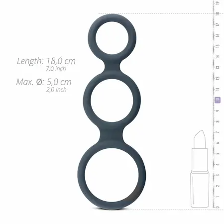 Boners Triple Ring silikonski set, podesivi anatomski sistem podrške