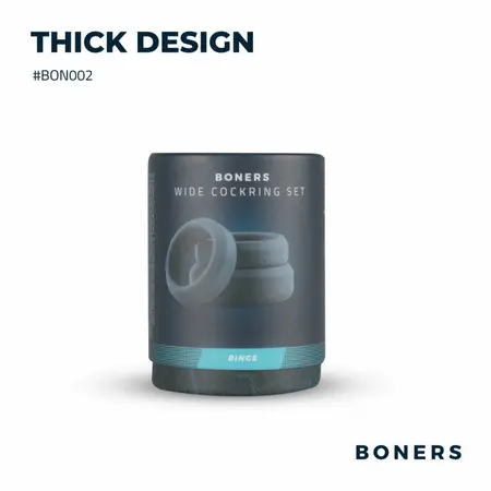 Boners 3 Ring Kit ravni silikonski anatomski set (3 veličine)