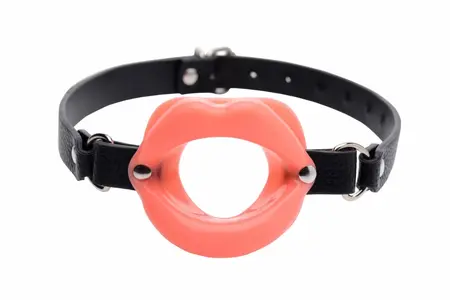 Master Series Silikonski podesivi oralni trening gag Crna