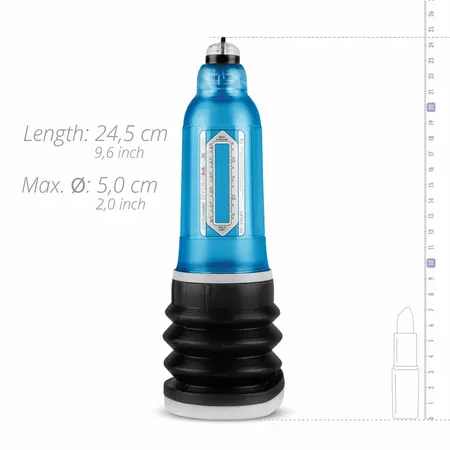 Bathmate Hydromax 5 Blue Hydro-Therapy Pump for 7.5-13 cm Size