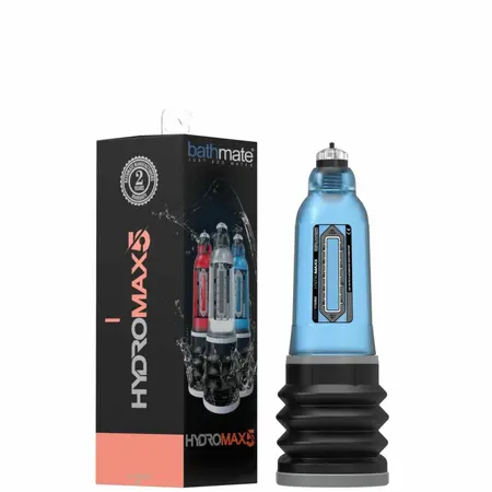 Bathmate Hydromax 5 Blue Hydro-Therapy Pump for 7.5-13 cm Size