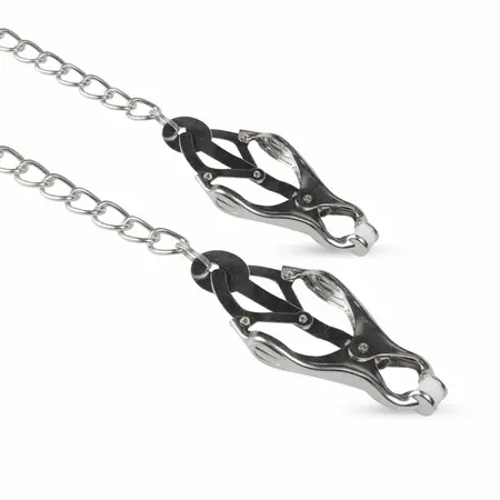EasyToys Japanski stil metalne kleme sa lancem, podesivi pritisak