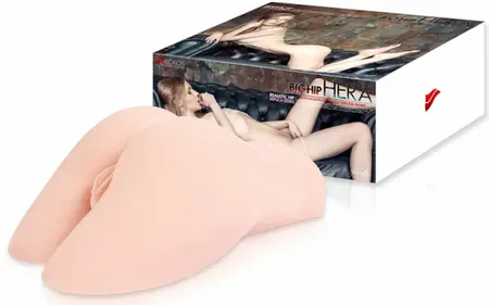 Hera Big Hip Intimate Machine anatomski silikonski model, u prirodnoj veličini, bež
