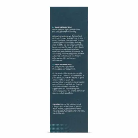 Boners Delay Spray 15ml - Prolonged Action Formula, Discreet Size