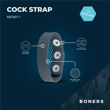 Boners Podesivi Silikonski Strap S/M Fleksibilni Intimni Pojas