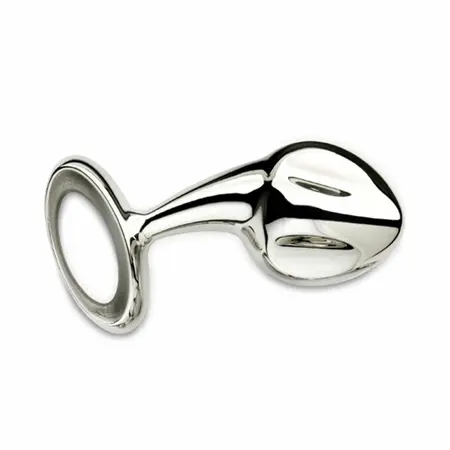 Njoy Pure Plug 2.0 Stainless Steel Model - Large Size, Ribbed Surface