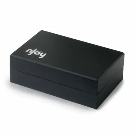 Njoy Pure Plug 2.0 Stainless Steel Model - Large Size, Ribbed Surface