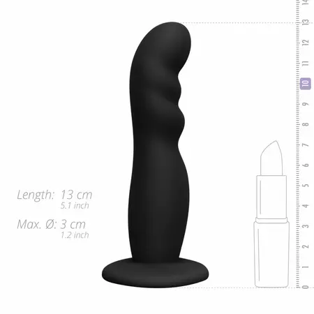 EasyToys Silicone Strap-On Set podesivi harness kompaktni crni 110cm