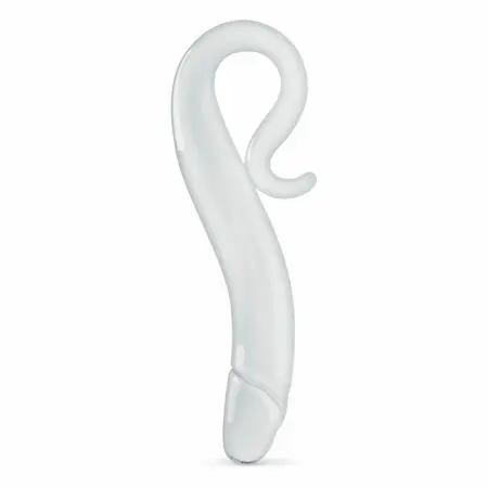 Glas staklena igracka br. 14, transparentni zakrivljeni model sa ergonomskom ruckom