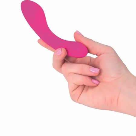 Swan Mini Swan Wand kompaktni masažer sa dva motora, punjiv, roze
