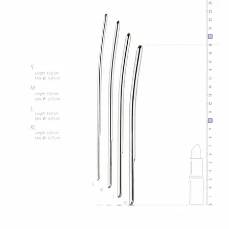 Sinner Gear čelični set dilatatora 4 komada, precizni sistem od nerđajućeg čelika 4 do 7 mm
