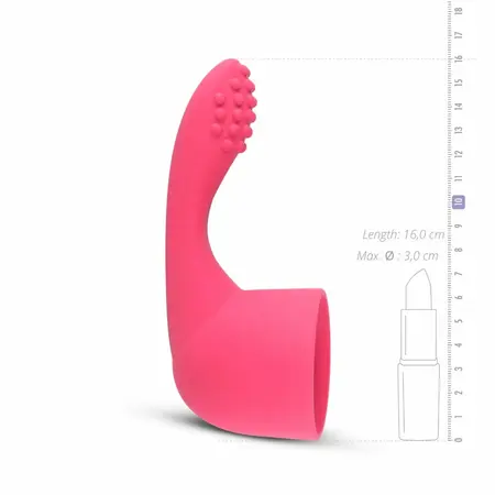MyMagicWand ružičasti silikonski anatomski nastavak za wand masažer