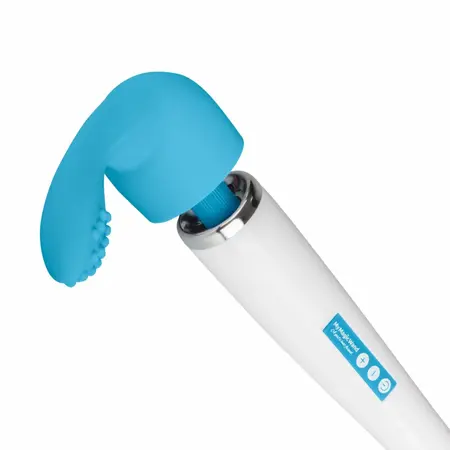 MyMagicWand silikonski dodatak za G-spot/prostatu, plave boje, fleksibilna glava