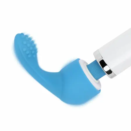 MyMagicWand silikonski dodatak za G-spot/prostatu, plave boje, fleksibilna glava