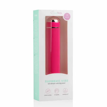 Supreme Vibe Classic Intimate Device Pink 10-Mode Floral Design