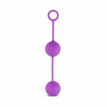 EasyToys Duo Weighted Exercise Balls Purple - Pelvic Floor Trainer