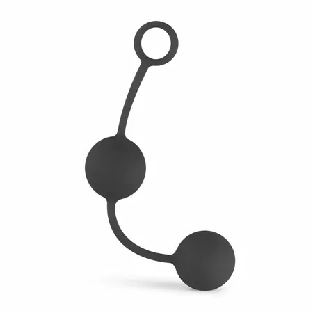 Sinner Gear Black Weighted Kegel Balls - Dvostruki sistem protivtega