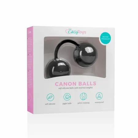 Sinner Gear Black Weighted Kegel Balls - Dvostruki sistem protivtega