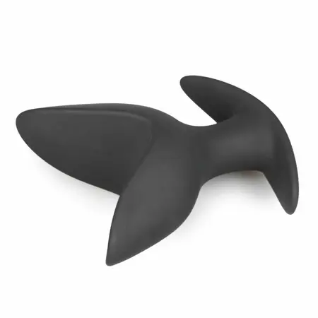 EasyToys Silicone Anchor Plug Small - Fleksibilan intimni dodatak, crna