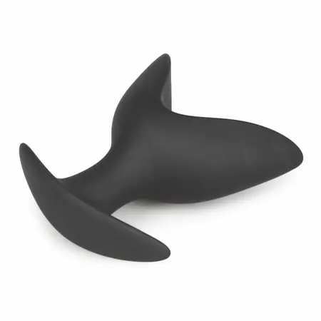 EasyToys Silicone Anchor Plug Small - Fleksibilan intimni dodatak, crna