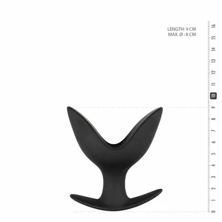 EasyToys Silicone Anchor Plug Small - Fleksibilan intimni dodatak, crna