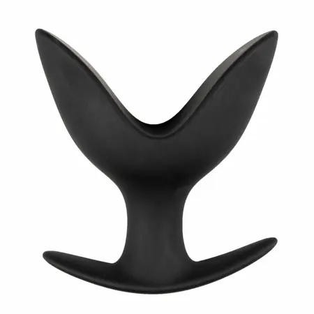 EasyToys Silicone Anchor Plug Large - Fleksibilan intimni sistem, crna