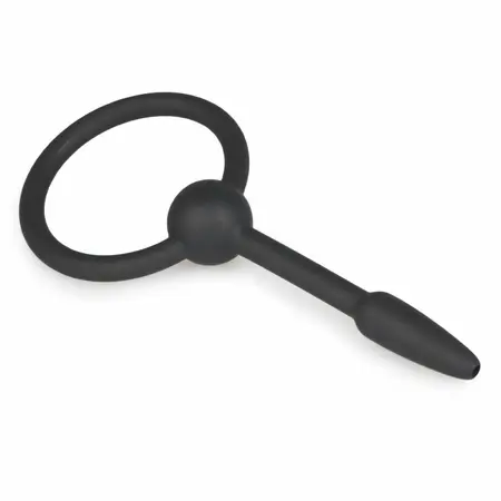 Mister B Silicone Urethral Plug sa prstenom za povlačenje - Mali, fleksibilan model