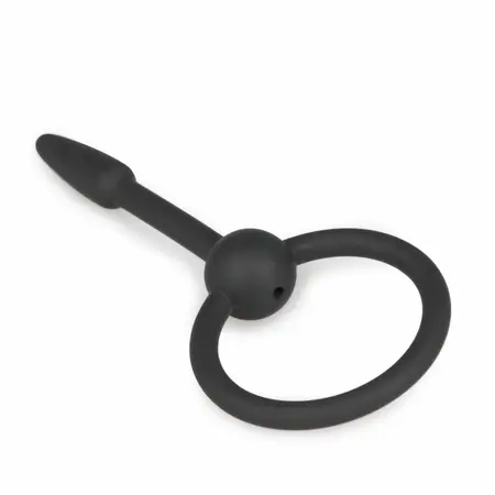Mister B Silicone Urethral Plug sa prstenom za povlačenje - Mali, fleksibilan model