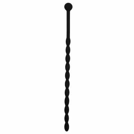 Sinner Gear Silicone Intimate Dilator - Crna, fleksibilan rebrasti dizajn
