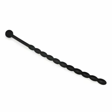 Sinner Gear Silicone Intimate Dilator - Crna, fleksibilan rebrasti dizajn