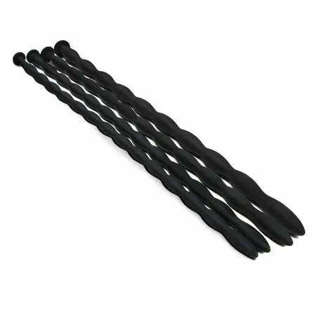 Ouch! Silicone Dilator Set - Fleksibilan medicinski kvalitet, 5 veličina, crna