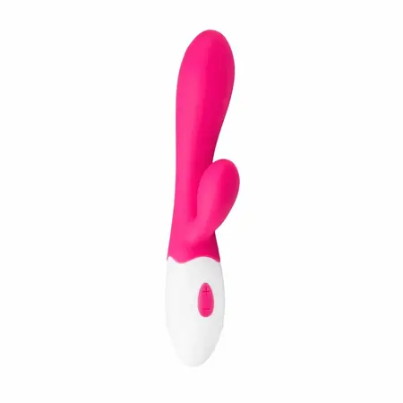 Aurora Vibe Dual Motor Silicone Intimate Machine Pink USB punjiva