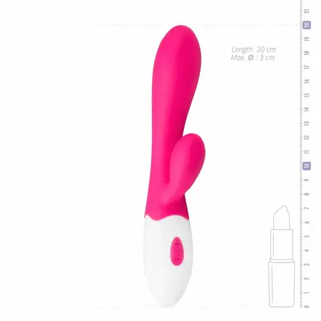 Aurora Vibe Dual Motor Silicone Intimate Machine Pink USB punjiva