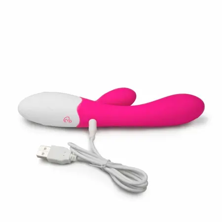 Aurora Vibe Dual Motor Silicone Intimate Machine Pink USB punjiva