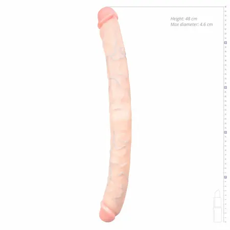 EasyToys fleksibilni dvostruki model 50 cm - Mekani silikon, ružičasta