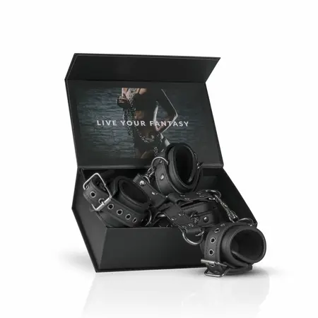 EasyToys Bondage sistem - Podesivi set za hogtie vezivanje od veštačke kože