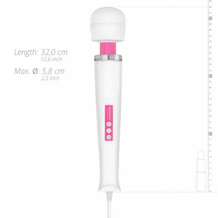 MyMagicWand Pink - Snažan višebrzinski električni masažer, 6 režima