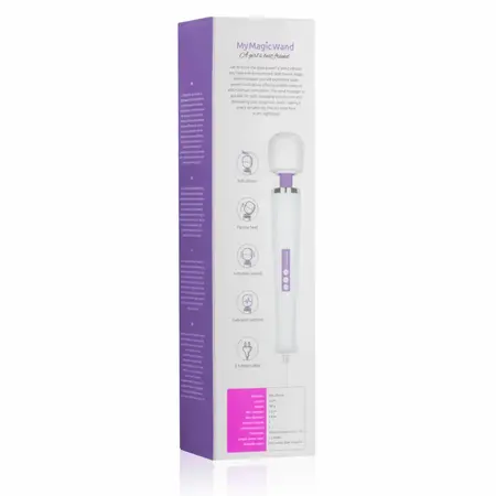 MyMagicWand Purple - Snažan uređaj za masažu sa 6 režima, EU utikač