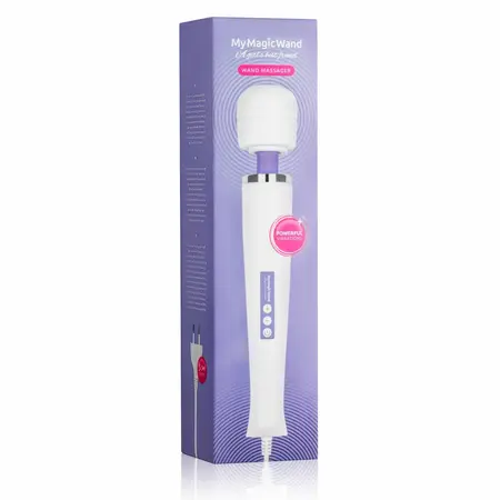 MyMagicWand Purple - Snažan uređaj za masažu sa 6 režima, EU utikač
