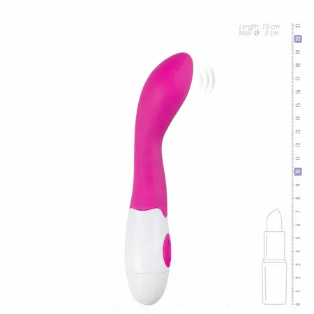 EasyToys Yasmin punjivi vibrirajući masažer roze 10 načina rada ergonomski