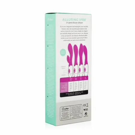 EasyToys Blossom Pink - Fleksibilni silikonski intimni uređaj sa 10 načina rada