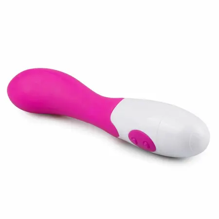 EasyToys Rose intimni silikonski vibrator roze, 10 načina rada, ergonomski dizajn