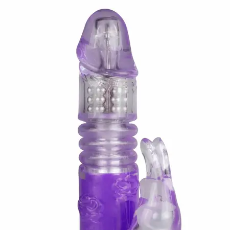 EasyToys dualni rabbit vibrator ljubičasti 12-načinski intimni uređaj