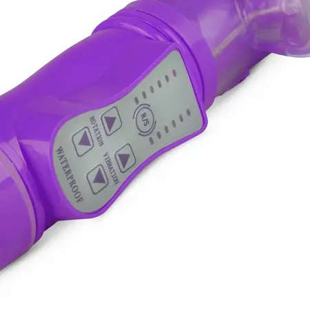 EasyToys dualni rabbit vibrator ljubičasti 12-načinski intimni uređaj