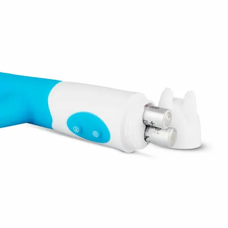 Easytoys Petite Piper Blue Intimate Massager with Dual Stimulation, Waterproof