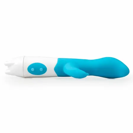 Easytoys Petite Piper Blue Intimate Massager with Dual Stimulation, Waterproof
