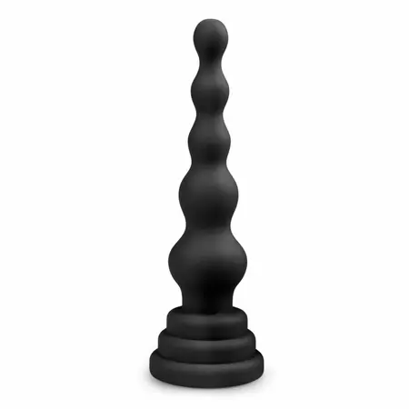 Kiotos konusni silikonski model sa teksturom perli crni 16,5 cm